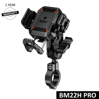BOBO BM22H/M PRO Anti-Theft Phone Holder with Anti-Vibration and Quick Release